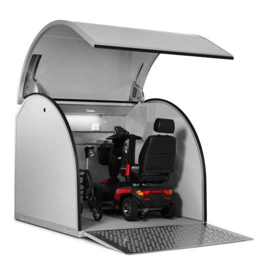 Garage för rullstol eller scooter