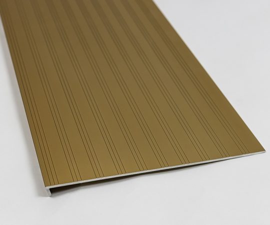 kil i guldanodiserad aluminium